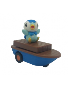 Pokémon Piplup Choro Q Skate Pull Back Super Boat...
