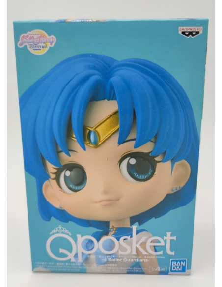 QPosket Sailor Moon Eternal Super Sailor Mercury A Normal Figure Doll Banpresto